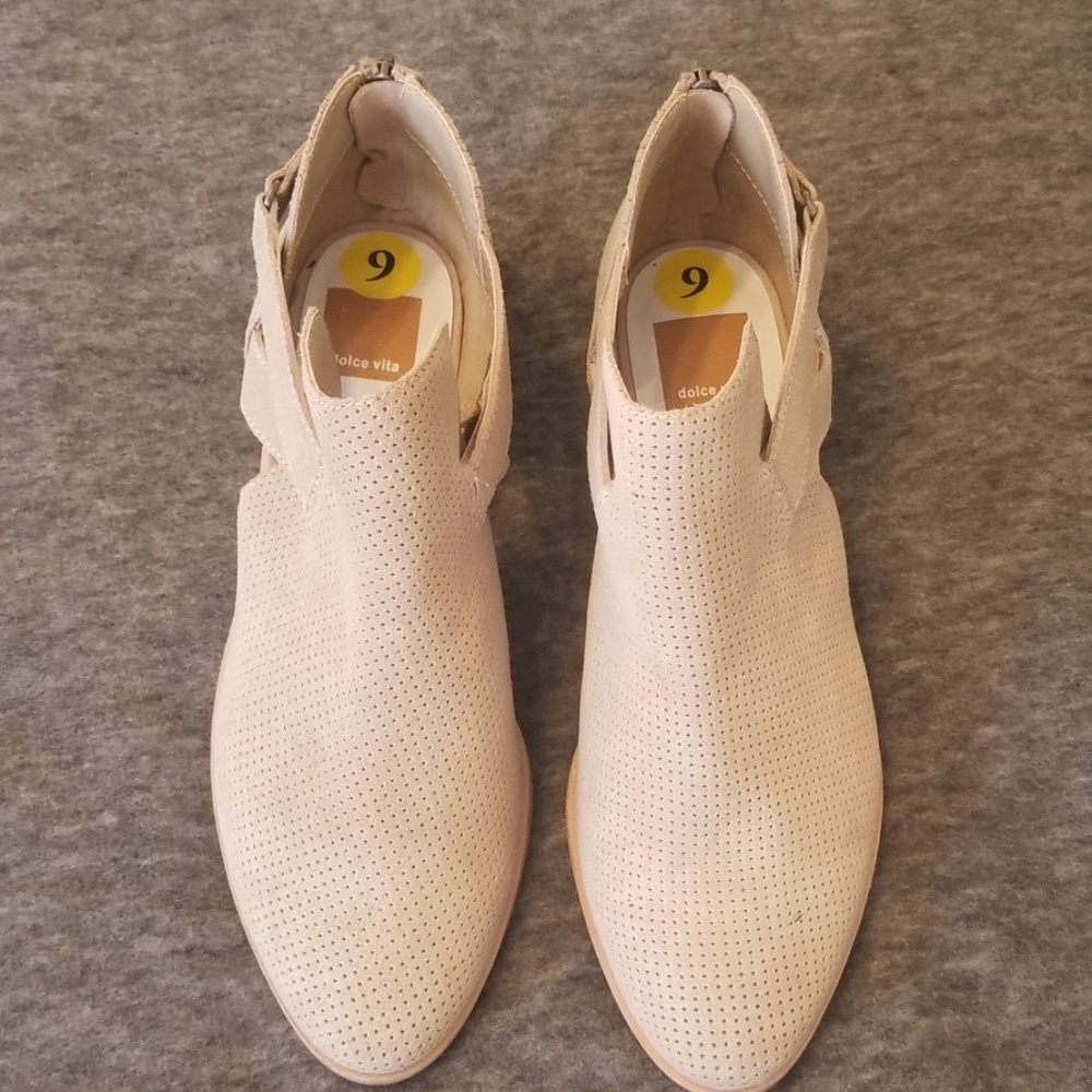 Dolce Vita new half boot bootie size 9 new tan - Picture 2 of 5
